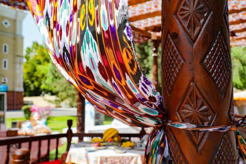 Uzbek atlas makes a great souvenir