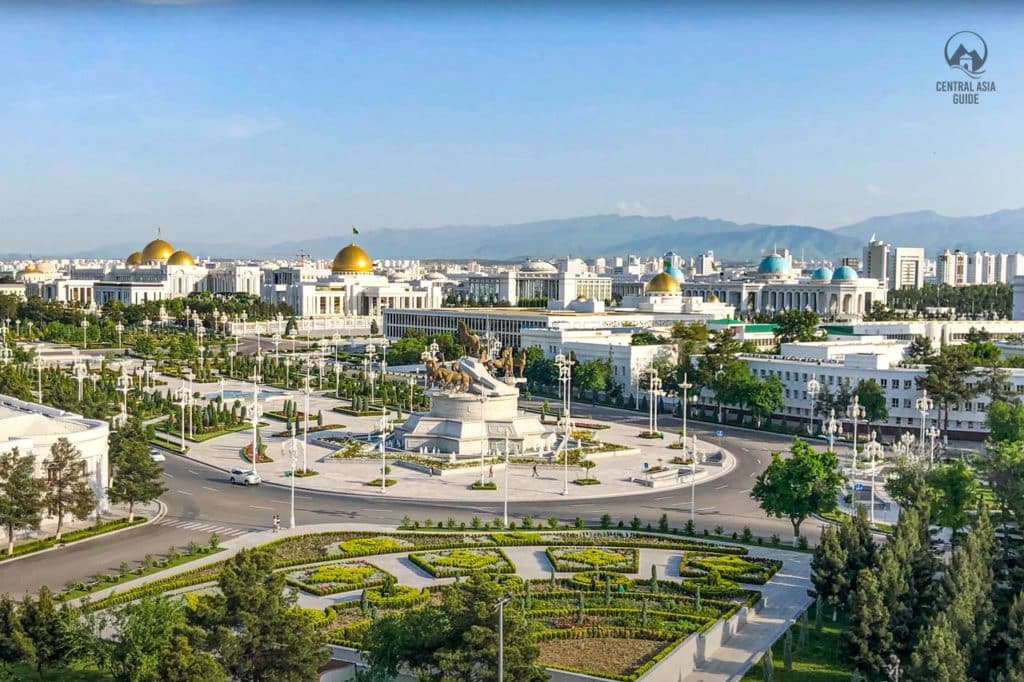 Ashgabat is the city made of white marble