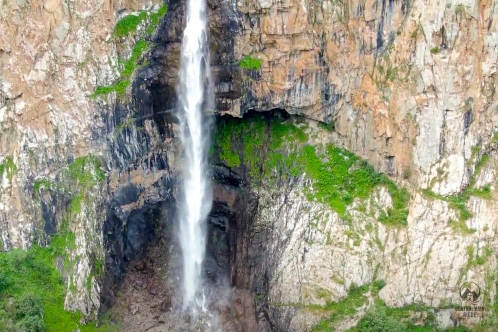 Belogorka sokuluk waterfall near Bishkek