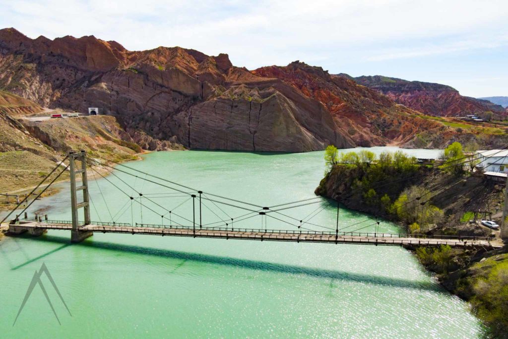 Tash-Komur bridge view
