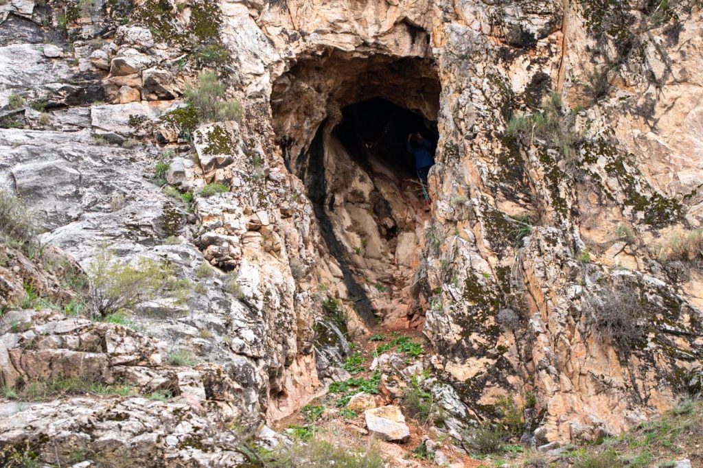 Cave in Southern Kyrgyzstan