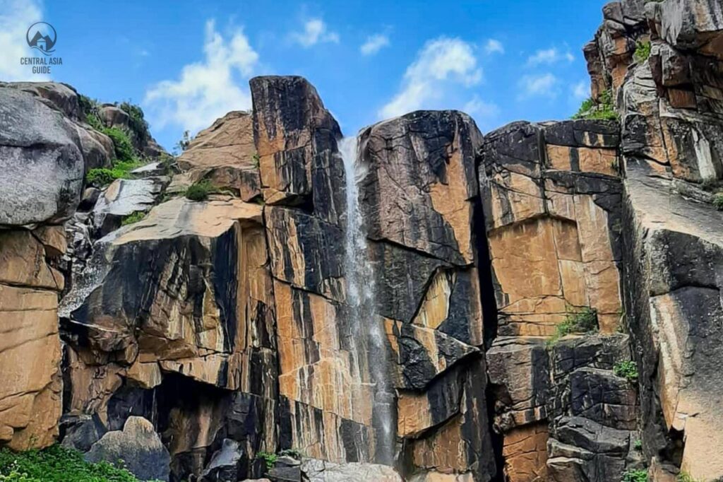 Chichkan valley Itagar waterfall between Osh and Bishkek