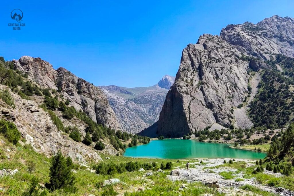 Lake Chukurak is part of the Tajikistan trekking tour in Fann mountains