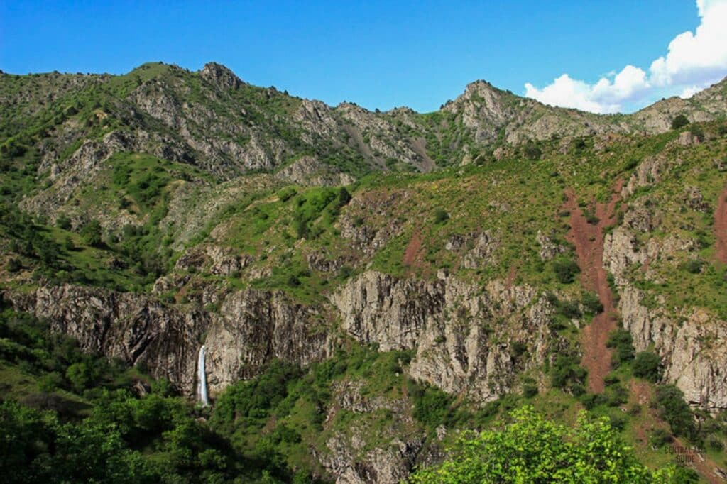 Gusgarf waterfall near Dushanbe