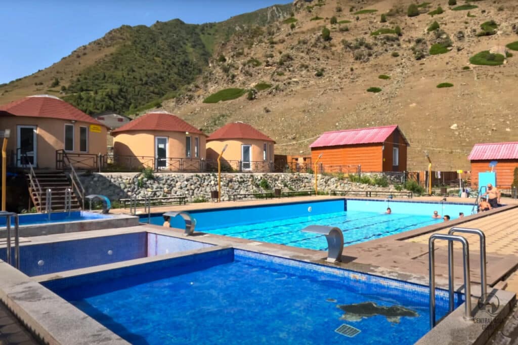 Issyk Ata hot springs near Bishkek