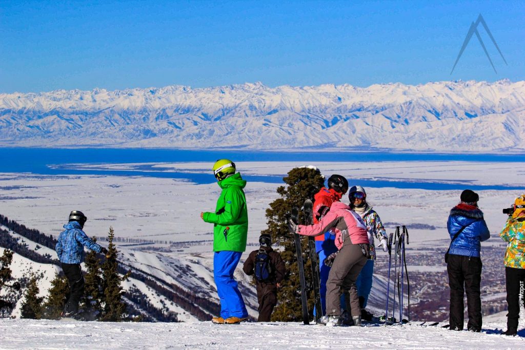 Karakol skiing center in Kyrgyzstan near Issyk Kul
