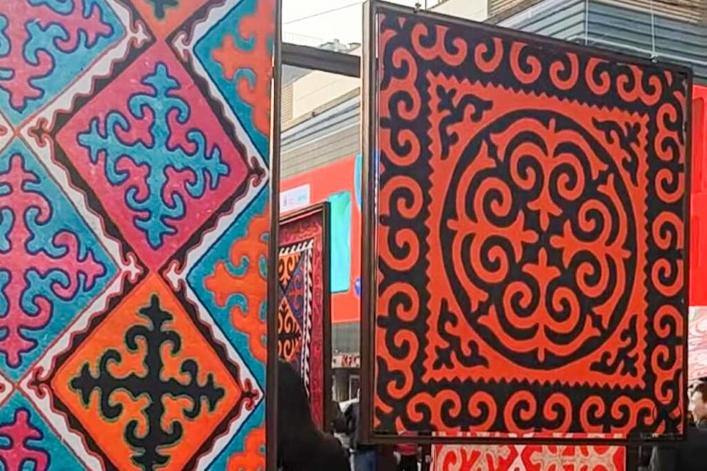 Kazakh felt rugs