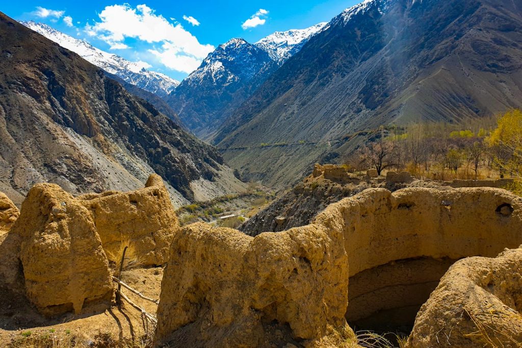 Medieval Khan fortress ruins in Batken, Kyrgyzstan