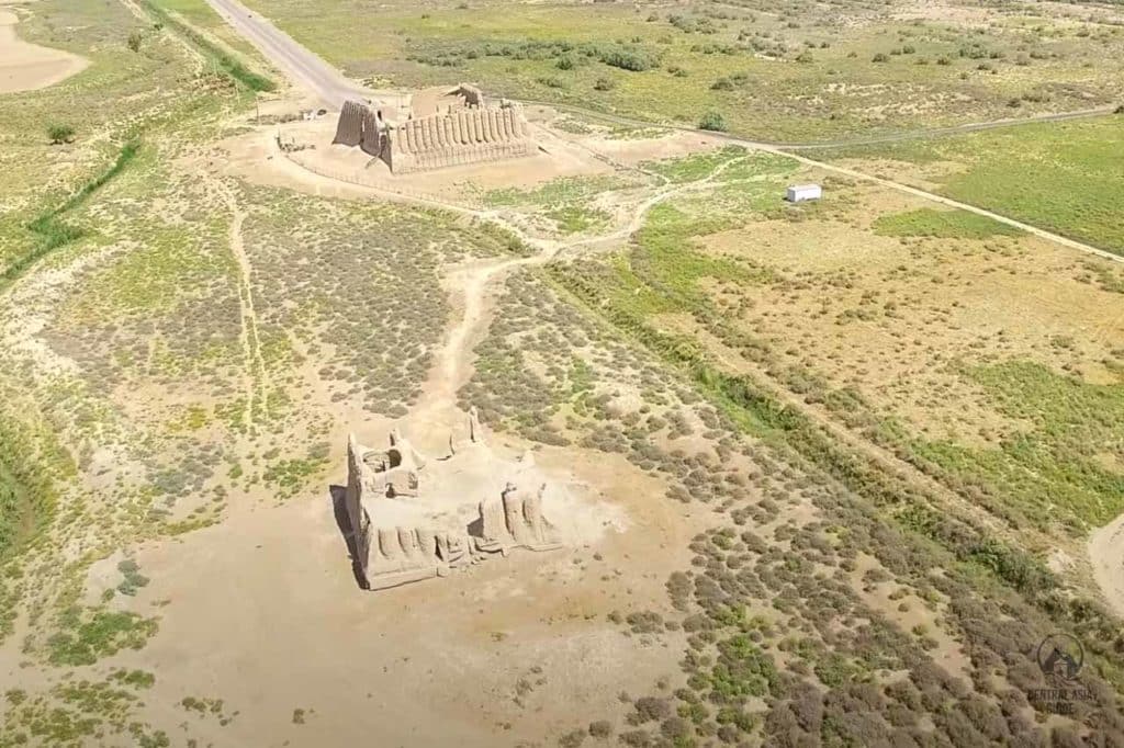 Merv Kyz Kala in Karakum desert