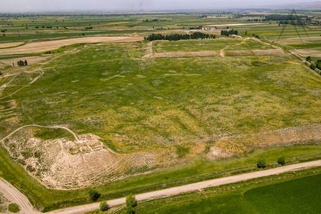 Medieval city of Navekat near Bishkek in Kyrgyzstan
