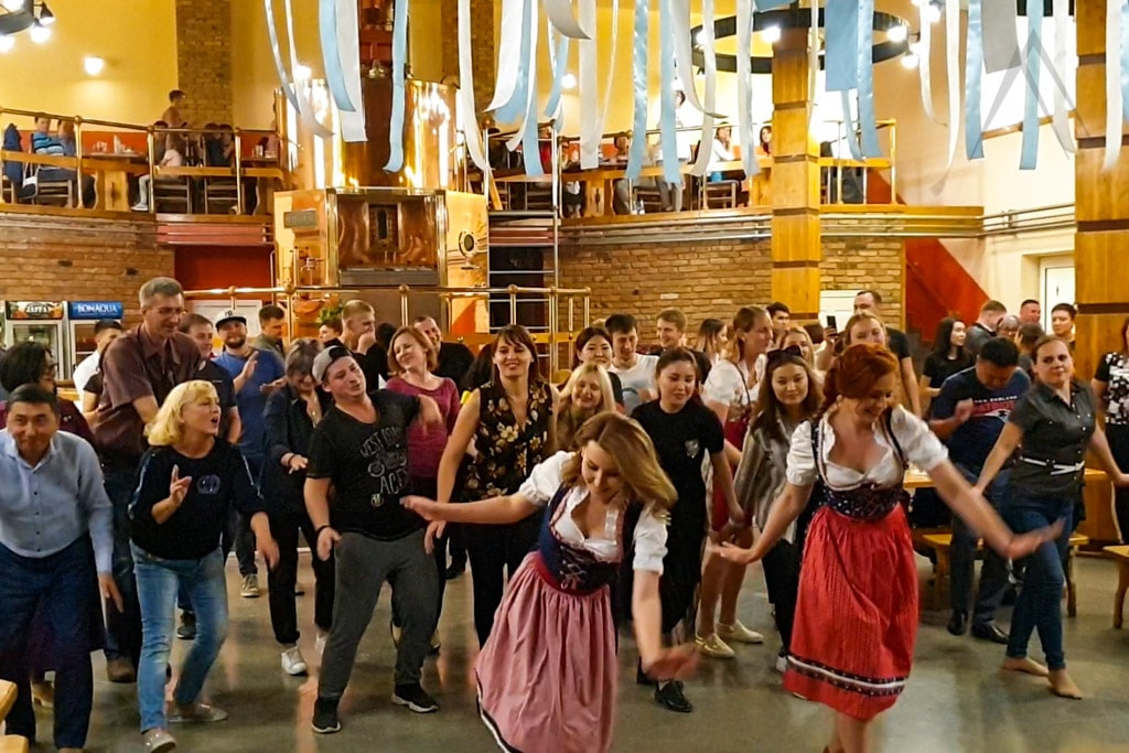 Beer tasting in Bishkek, Steinbrau, Oktoberfest