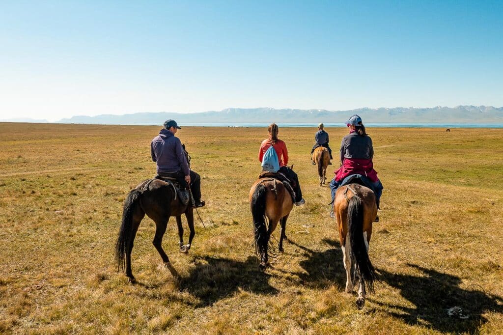 Song Kul horseback riding