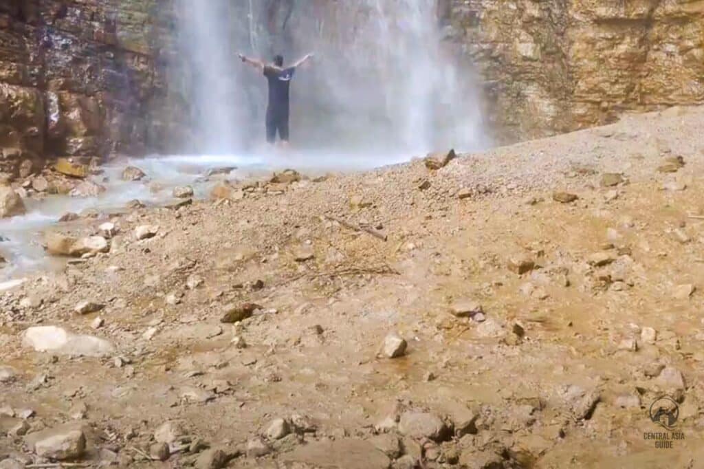 Paltau waterfall Uzbekistan