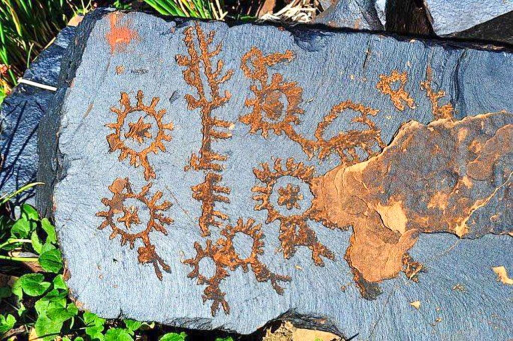 Saimaluu-Tash remote collection of rock paintings