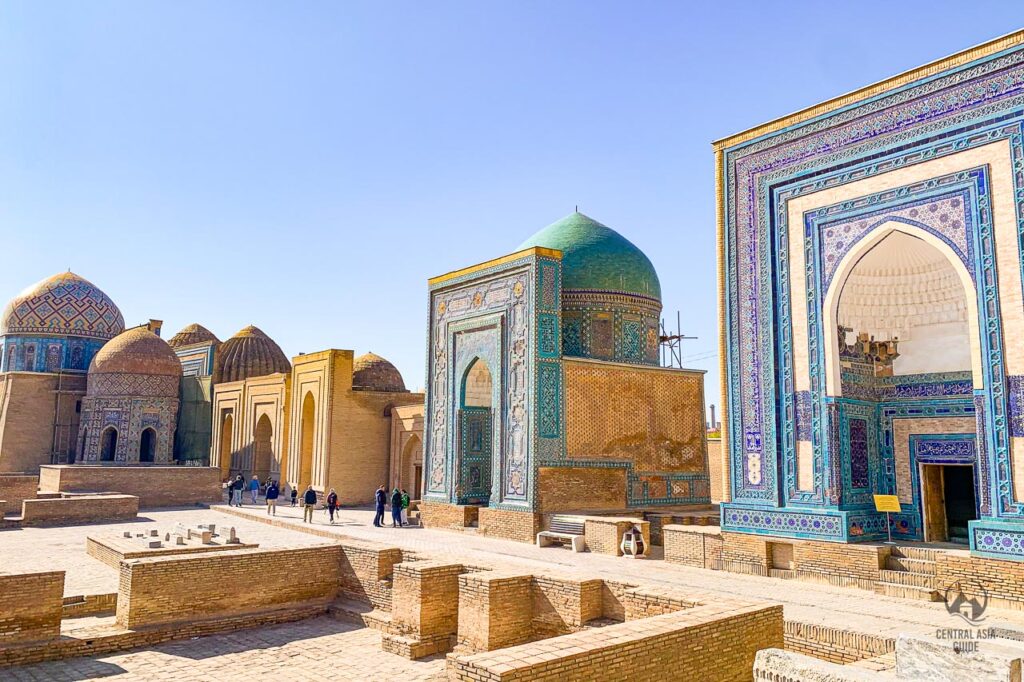 Shah i Zinda is part of the Unesco site in Samarkand