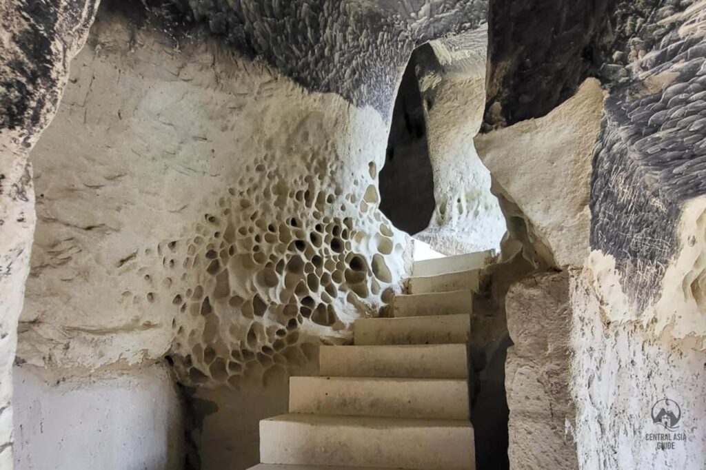 Shakpak Ata Sufi caves in Mangystau