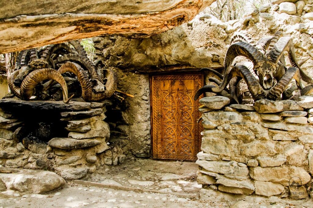 Shrine of Shoh Kambari in Langar, Pamir