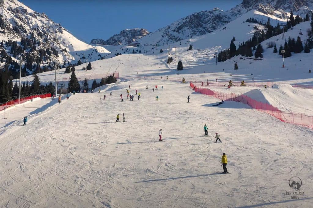 Shymbulak skiing center near Almaty
