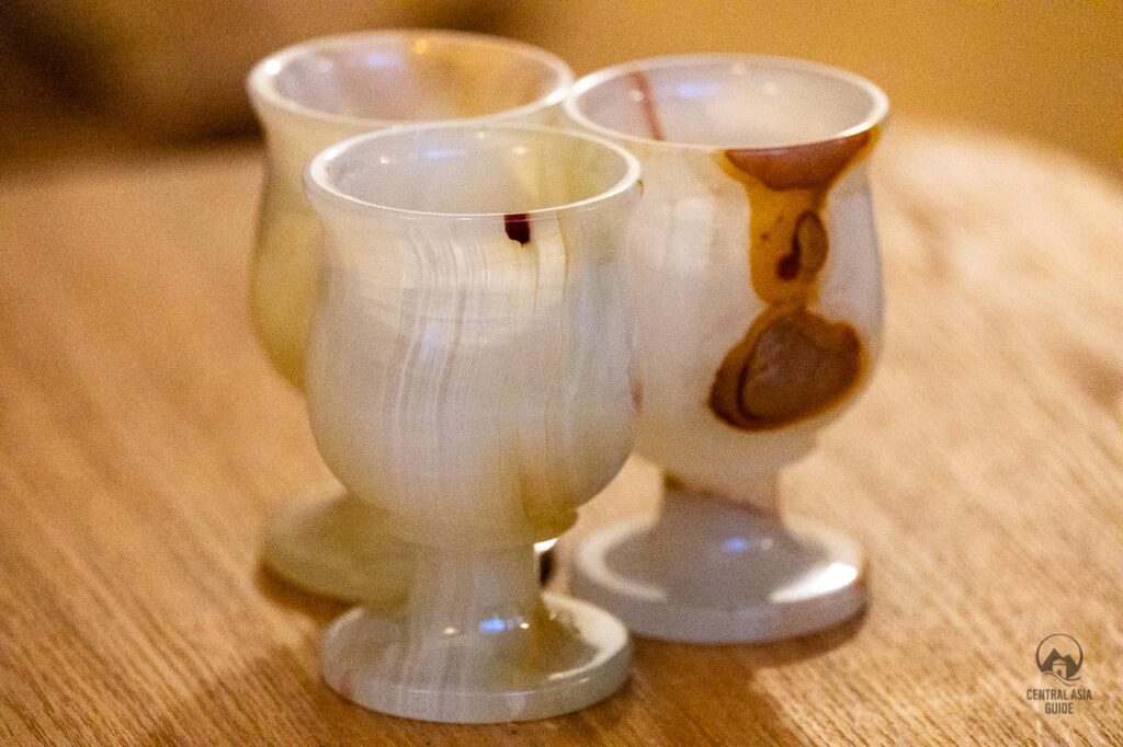 Tajik stone cups are great handicraft souvenirs