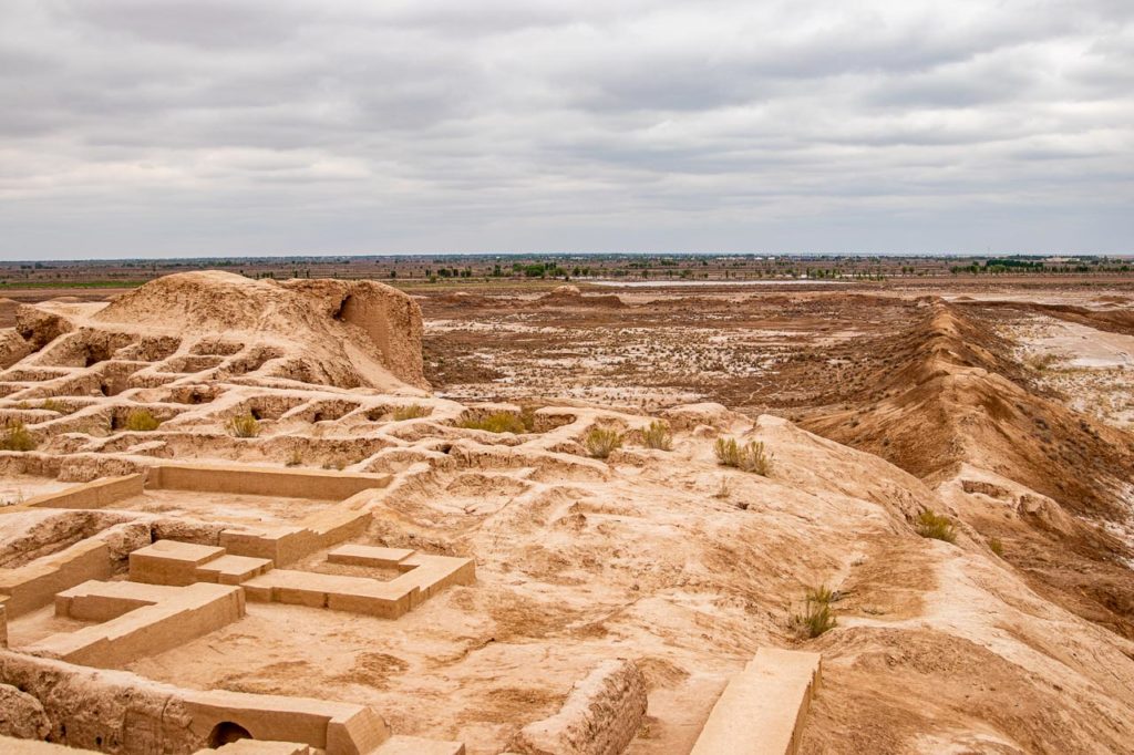 Topraq kala fortress in Uzbekistan