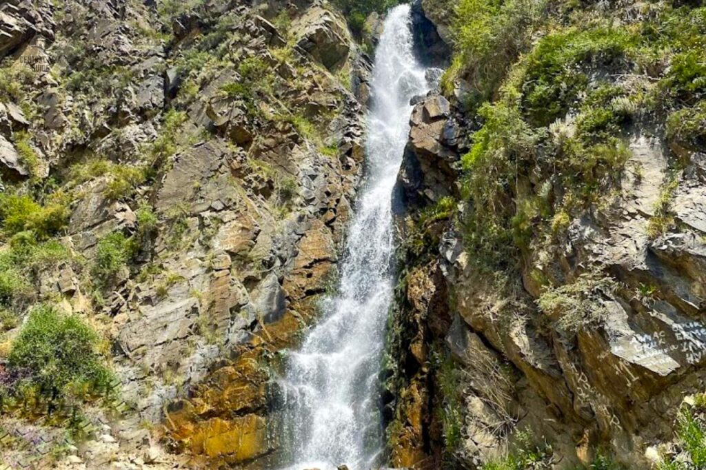 Waterfall in Turgen gorge, Kazakhstan