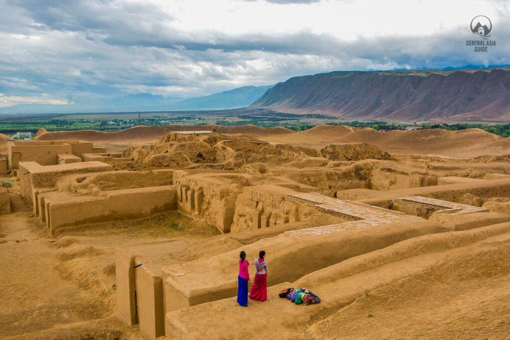 Parthian fortress of Nisa near Ashgabat is a UNESCO site in Turkmenistan