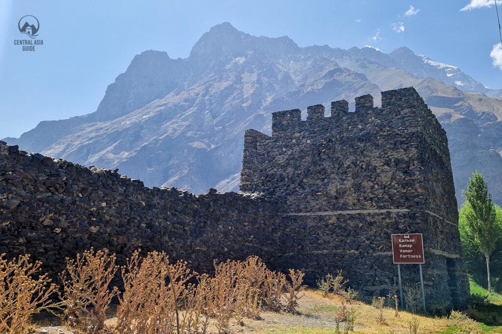 Womar or Vamar fortress in Wakhan, Pamir