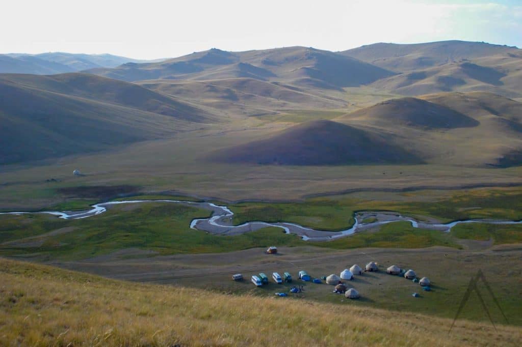 Yurt camp in Son Kul